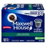 Maxwell House Decaf Coffee Pods, 30 Pods