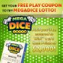 Mega Dice OLG Lotto: FREE PLAY Coupon