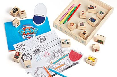 Melissa and Doug PAW Patrol Wooden Stamps Activity Set with Markers, Activity Pad