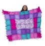 Melissa & Doug Created by Me-Flower Fleece Quilt Arts and Crafts Kits, 4′ x 5′
