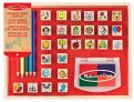 Melissa & Doug Wooden Favorite Things Stamp Set
