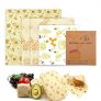 Meowoo Reusable Eco Friendly Beeswax Food Wraps