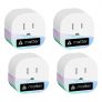 meross Matter Smart Plug Mini (4 Pack)