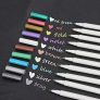 Metallic Marker Pens, Set of 10 Colors