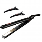 MHU Professional Titanium Hair Straightener 1 Inch Plus 2 x Salon Clips