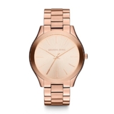 Michael Kors Mini Slim Runway Rose Goldtone Three-Hand Watch