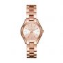 Michael Kors Mini Slim Runway Rose Goldtone Watch