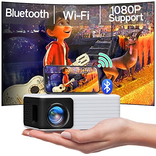 YOTON WiFi and Bluetooth 5.1 Portable Mini Video Projector