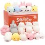 Mochi Squishys Toys, Satkago 20 Pcs Kawaii Mini Squishys
