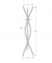 Monarch Specialties Contemporary High Coat Rack, 72-Inch