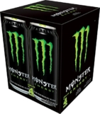 Monster Energy, Original, 473mL cans, Pack of 4