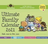 MotherWord Ultimate Family Wall Calendar, 16-Month,  Tabbed Version, 12″ x 21.5″
