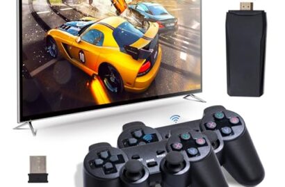 MSCFIT Retro Plug & Play TV Gaming Console with 25,000 Built-in Games