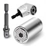 Multi-Function 7mm-19mm Universal Sockets Metric Wrench Power Drill Adapter