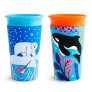 Munchkin Miracle 360˚ Wild Love Sippy Cup, 9 Ounce, 2 Pack