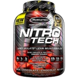 MuscleTech NitroTech Whey Protein Powder, Whey Isolate and Peptides, Chocolate, 4 Pound