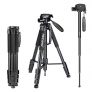 Neewer Portable 70 inches Aluminum Alloy Camera Tripod Monopod with 3-Way Swivel Pan