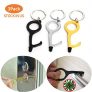 No Touch Door Opener Keychain Tool, 3 Pack