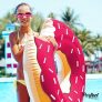 Inflatable Giant Doughnut Swim Ring