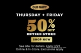 Old Navy Black Friday Sale