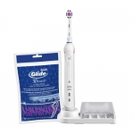 Oral-B Power 3D White and Bright Kit: 3000 3D White Electric Toothbrush With White Refill Head and Radiant Mint Flavor Floss Picks