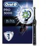 Oral-B Pro 3000 3D White Electric Toothbrush SmartSeries with Bluetooth Connectivity, Black Edition