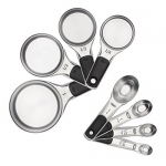 OXO Good Grips Measuring Cups and Spoons Set, Stainless Steel