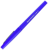 Paper Mate Flair Felt Tip Pens, Medium Point, Blue, Box of 12