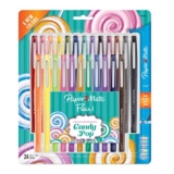 Paper Mate Flair Felt Tip Pens, Medium Point, Limited Edition Candy Pop Pack, 24 Count