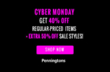 Penningtons Cyber Monday Sale