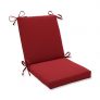 Pillow Perfect Red Chair Cushion for Indoor / Outdoor