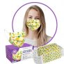 Premium 3-Ply Non-Medical Adults Disposable Face Mask (50 Pack), Pineapple