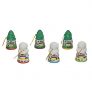 Play-Doh Christmas Tree and Snowman Holiday Toy 6-Pack Bundle