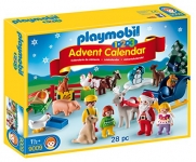 Playmobil 1.2.3 Advent Calendar Christmas on the Farm Building Set