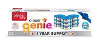 Playtex Baby Diaper Genie Diaper Pail System Refill Liners, 1 Year Supply (9-Pack) of Liners