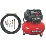 PORTER-CABLE Oil-Free UMC Pancake Compressor with 13-Piece Accessory Kit