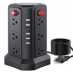 Tower Power Bar with Surge Protector