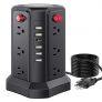 Tower Power Bar with Surge Protector