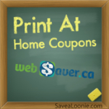 Print at Home Coupons: webSaver.ca