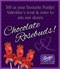 PURDYS Chocolate Rosebud Bouquet Contest