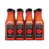 Pure Leaf Peach Hibiscus Herbal Iced Tea, 547mL Bottles, 12 Pack