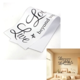 PVC LIVE LAUGH LOVE Letters Removable Room Art Mural Wall Sticker Decal