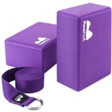 REEHUT Yoga Block Strap Set, Purple