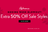 Reitmans Boxing Week Blowout Sale