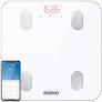 RENPHO Bluetooth Body Fat Weight Scale – Smart Digital Bathroom BMI Scale Wireless Body Composition Analyzer, White