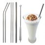 Reusable Straws Stainless Steel (6 Piece Set)