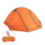 RioRand Double Layer 2 Person 4 Season Aluminum Rod Outdoor Camping Tent Topwind 2 Plus with Snow Skirt