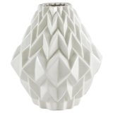 Rivet Modern Geometric Pattern Stoneware Vase