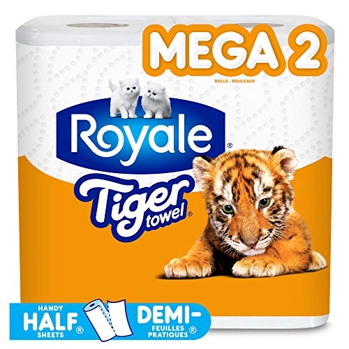 Royale Tiger Strong Paper Towel, 2 Mega Rolls