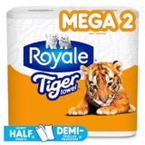Royale Tiger Strong Paper Towel, 2 Mega Rolls